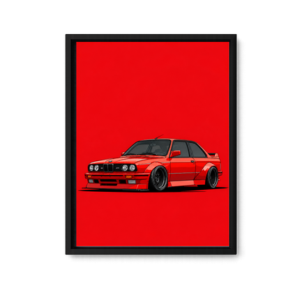BMW M3 E30 Red Edition
