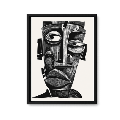 Cubist Face Line